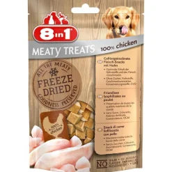 8IN1 Friandises pour chien freeze dried poulet Meaty Treats - 50 g