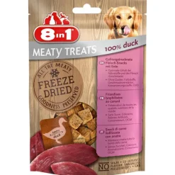 8IN1 Friandises pour chien freeze dried canard Meaty Treats - 50 g