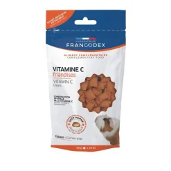FRANCODEX Friandises vitamine C pour cochon d’inde en sachet de 50 g