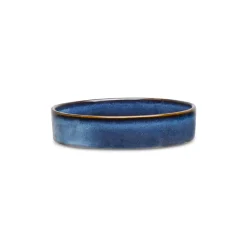 SCRUFFS Gamelle pour chat en grès coloris bleu nuit Reactive Glaze - 13 x 13 x 3 cm