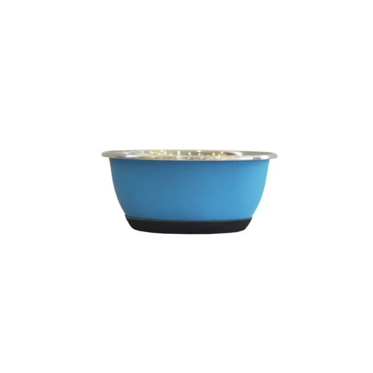 GIRARD Gamelle pour chien et chat coloris bleu mat en inox Tyrol – 500 ml