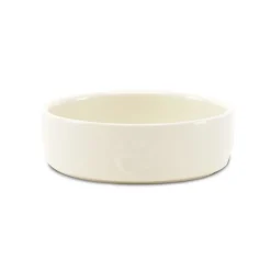 SCRUFFS Gamelle repas pour chien coloris beige en grès – 15 x 15 x 5,5 cm