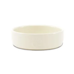 SCRUFFS Gamelle repas pour petit chien et chat coloris beige en grès – 13 x 13 x 5 cm