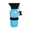 WOUAPY Gourde avec bol intégré bleue pour chien - 500 ml