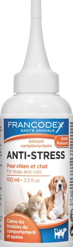 FRANCODEX Gouttes pour chien calmantes et apaisantes - 100 ml