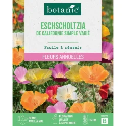BOTANIC® Graines de Eschscholzia de californie simple varié - graines à semer