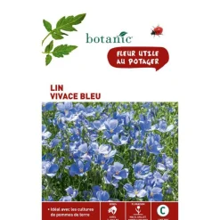 BOTANIC® Graines de lin vivace bleu - graines à semer