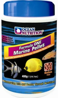 AS AQUA Granulés marins medium sans colorants, OCEAN NUTRITION - One Marine, 400g