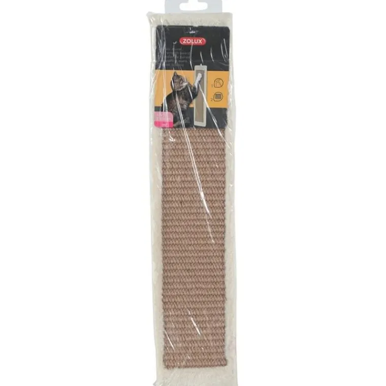 ZOLUX Griffoir mural à fixer en contreplaqué beige et chanvre - 12 x 2,5 x 56 cm
