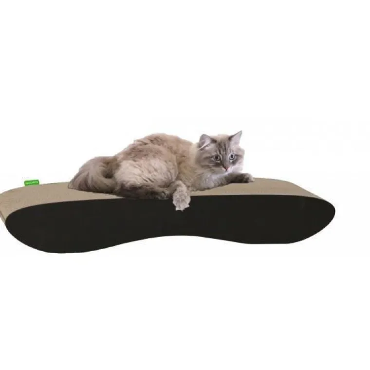 WOUAPY Griffoir pour chat coloris noir Sofo - 64 x 13 x 25 cm