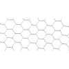 NORTENE Grillage Galvanex maille hexagonale 1,3 cm Métal galvanisé Gris L5 m x H50 cm