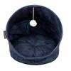 SCRUFFS Grotte pour chat bleu Kensington – Taille 44 x 44 x 48 cm