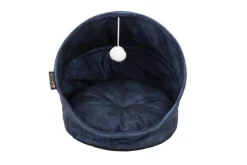 SCRUFFS Grotte pour chat bleu Kensington – Taille 44 x 44 x 48 cm
