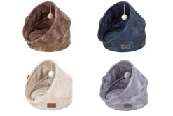 SCRUFFS Grotte pour chat bleu Kensington – Taille 44 x 44 x 48 cm