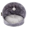SCRUFFS Grotte pour chat gris Kensington – Taille 44 x 44 x 48 cm