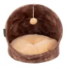 SCRUFFS Grotte pour chat marron Kensington – Taille 44 x 44 x 48 cm