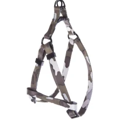 MARTIN SELLIER Harnais baudrier pour chat camouflage gris 20/35x1 cm