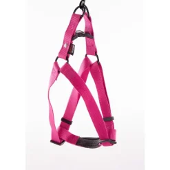 MARTIN SELLIER Harnais baudrier réglable rose pour chien - 2,5x70/90 cm