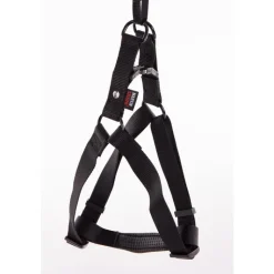 MARTIN SELLIER Harnais baudrier réglable noir pour chien - 2x50/70 cm