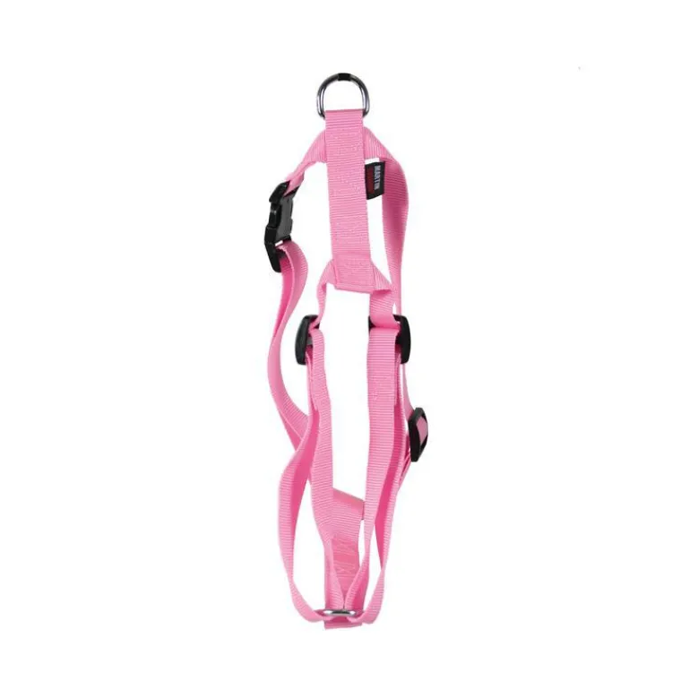 MARTIN SELLIER Harnais Nylon Uni pour chat coloris rose