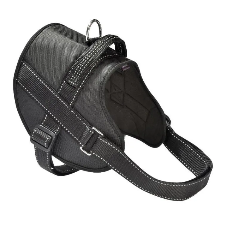 BOBBY Harnais pour chien coloris noir en polyester et nylon Easy Safe – Taille XS