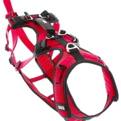 I-DOG Harnais pour chien coloris rouge Confort Trek - Taille L