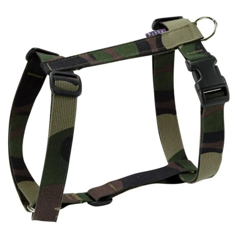 BOBBY Harnais pour chien kaki Camouflage 40 - Taille XL