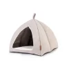 BUBIMEX Igloo douillet pour petit mammifère coloris beige - 25 x 25 x 21 cm