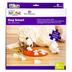 NINA OTTOSSON Jeu d'intelligence pour chien coloris orange Smart niveau 1 - 28 x 4 cm
