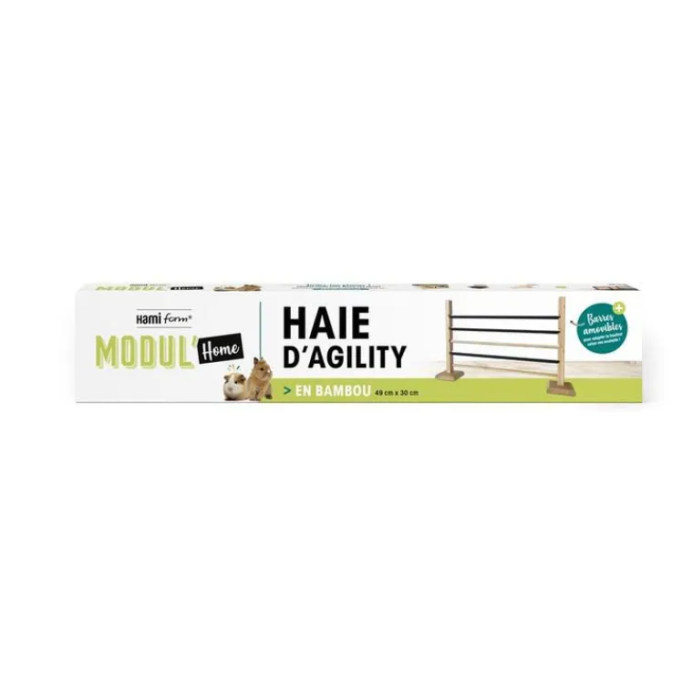 HAMIFORM Jeu pour lapin Haie d’agility en bois Modul’Home