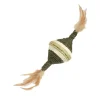 BOBBY Jouet à griffer pour chat coloris vert Youpi - 12 x 8 cm