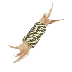 BOBBY Jouet à griffer pour chat coloris vert Tube - 8 x 3,5 cm