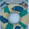 BUBIMEX Jouet à mâcher pour chien bagel anneau en caoutchouc naturel coloris bleu – Ø 9,5 cm (taille M)