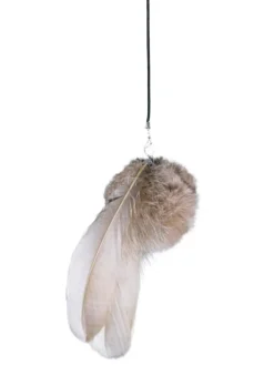 PETREBELS Jouet à plumes pour chat coloris capuccino Funky Rebels