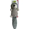 GIRARD Jouet chien herissoft gris spot 40cm