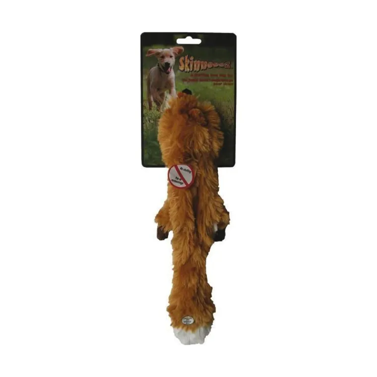 SKINNEEEZ Jouet 34cm renard peluche pour chien