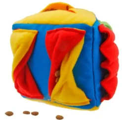 WOUAPY Jouet de fouille pour chien coloris multicolore triangle - 15 cm