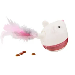 NINA OTTOSSON Jouet distributeur de friandises pour chat coloris multicolore Hunt'N Swat Treat Tumblers - 7,5 x 7,2 x 7,2 cm