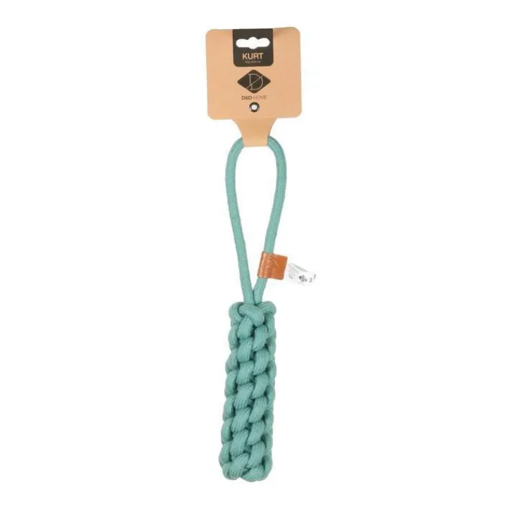 D ET D HOME Jouet en corde tressée bleu D&D Home Kurt taille S - 36 cm