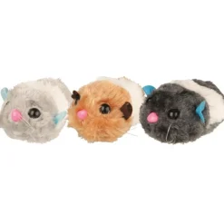 TRIXIE Jouet en peluche frétillant à remonter Souris - 8 cm