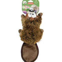 ZOLUX Jouet peluche sonore castor marron 24x16x11 cm