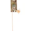 FLAMINGO Jouet pour chat Canne à pêche avec oiseaux Natura Delight - 45 cm