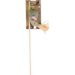 FLAMINGO Jouet pour chat Canne à pêche avec oiseaux Natura Delight - 45 cm