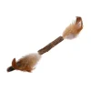 WOUAPY Jouet pour chat coloris beige plumeau matatabi – 22 x 1,5 x 1,5 cm
