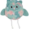 ZOLUX Jouet pour chat coloris bleu feuille hibou Ethi'cat - 9,5 x 9 x 11 cm