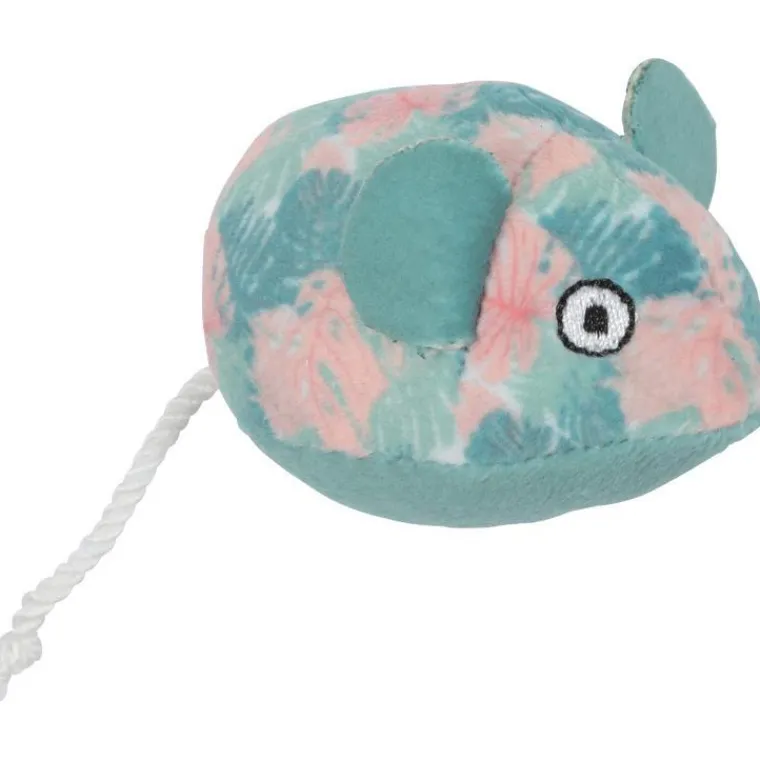ZOLUX Jouet pour chat coloris bleu feuille souris Ethi'cat - 5 x 13 x 4,5 cm