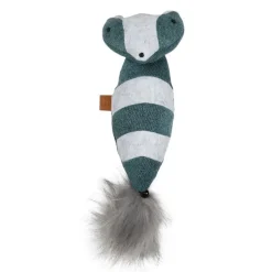 D&D HOME Jouet pour chat de grande taille coloris bleu raton laveur cuddle Europet - 40 x 11 x 10 cm