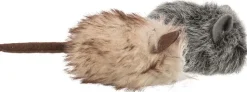 TRIXIE Jouet pour chat en peluche coloris multicolore souris avec catnip - 9 cm