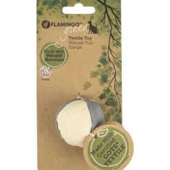 FLAMINGO Jouet pour chat gris/beige Natural Fun Balle - Ø 5 cm