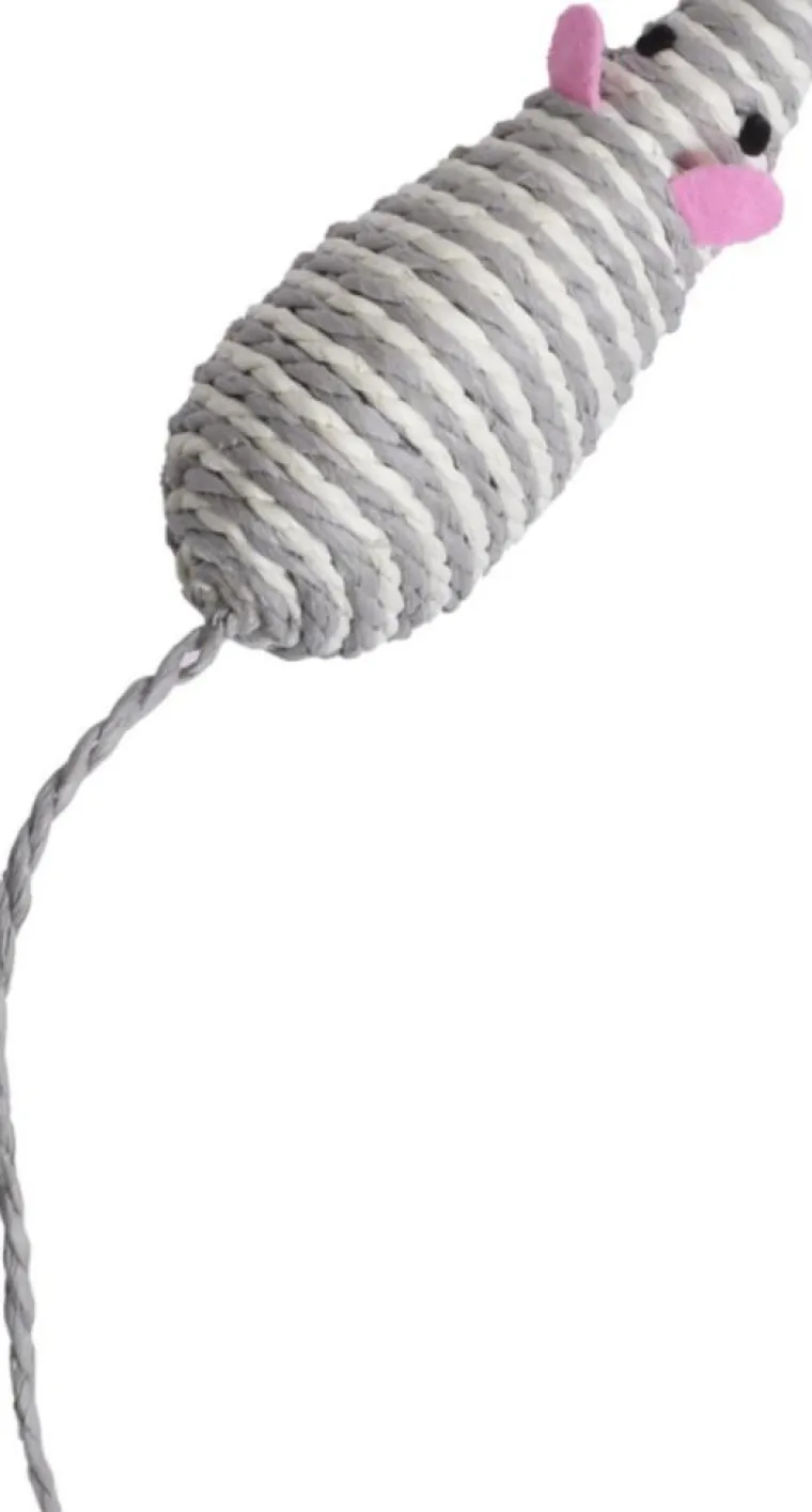 BOBBY Jouet pour chat rat coloris gris